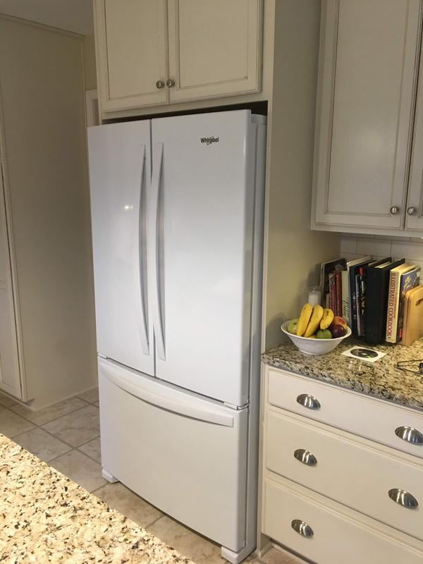 whirlpool white french door refrigerators