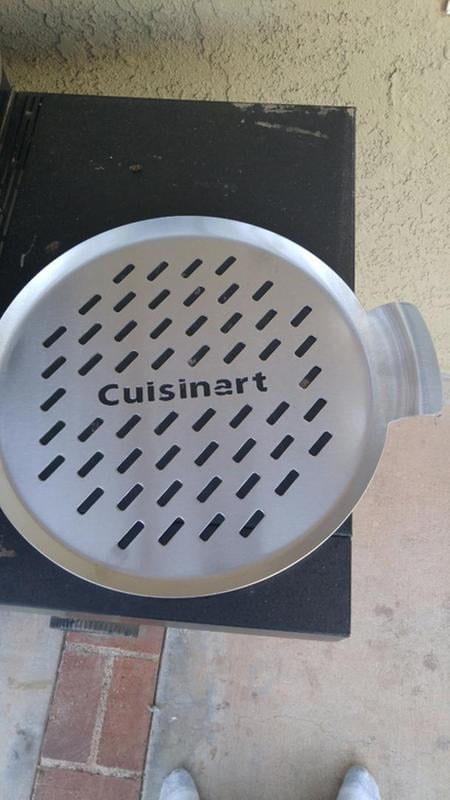 Cuisinart 13" Round Grill Topper Great for Pizzas Seafood and Vegetables 