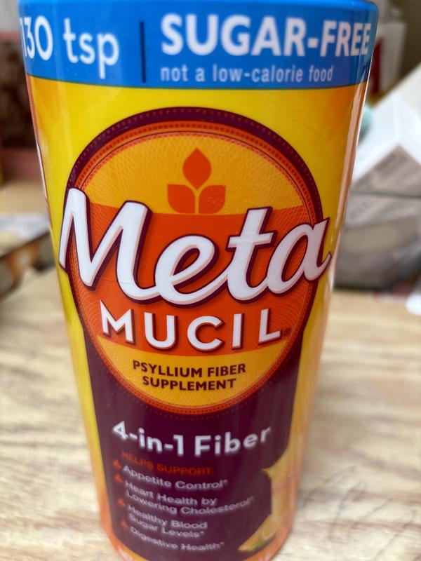 Metamucil Psyllium 4in1 Fiber Sugar-Free Powder, Orange, 26.6 oz., 2 pk. -  Samsclub.com