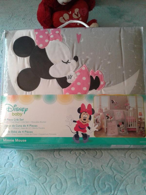 walmart minnie mouse crib bedding