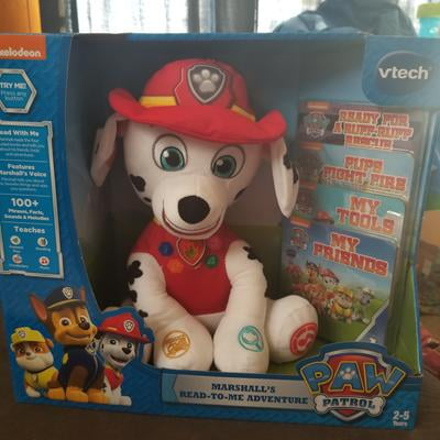vtech paw patrol read and learn marshall