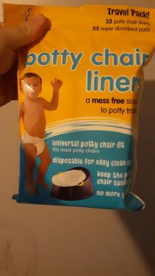 disposable potty chair liners