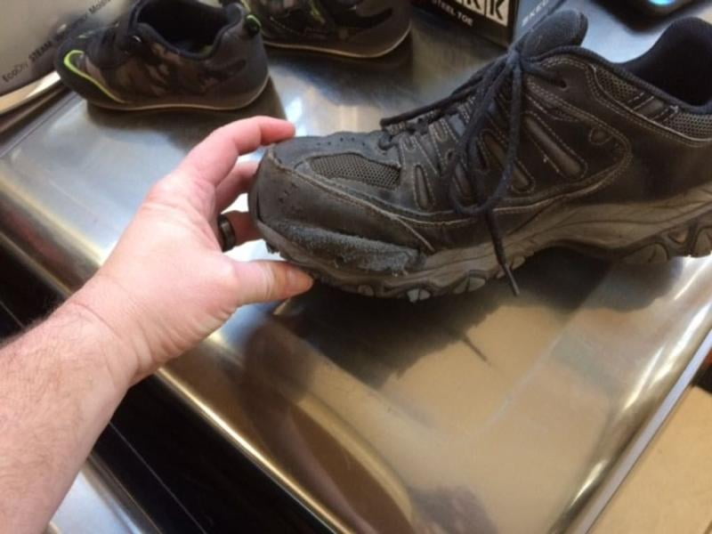skechers for work 77055 cankton athletic steel toe work sneaker