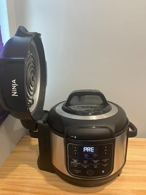 Ninja Foodi Pro Pressure Cooker Air Fryer 10 in 1 Multicooker 6.5 Quart Stainless OS300 Walmart