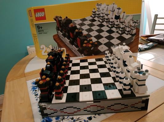  LEGO Iconic Chess Set 40174, 2 Players : Toys & Games