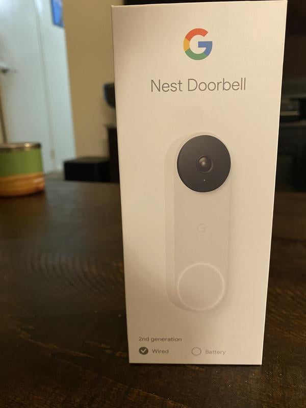 Google Nest 2nd Gen Wired Doorbell - Home Security Camera