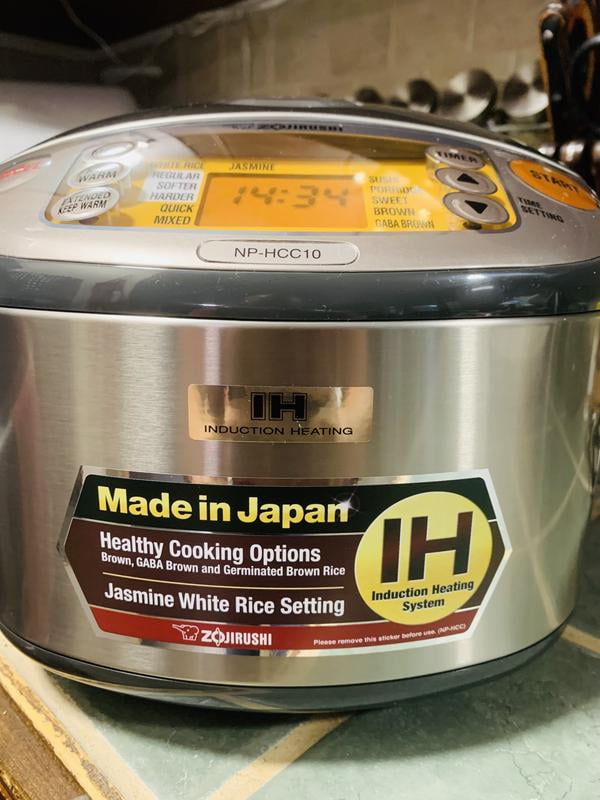 米国対応Zojirushi NP-HCC10 炊飯器 IH式 IH炊飯ジャー NP-HCC10/18 | Zojirushi.com