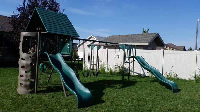 lifetime playset double slide