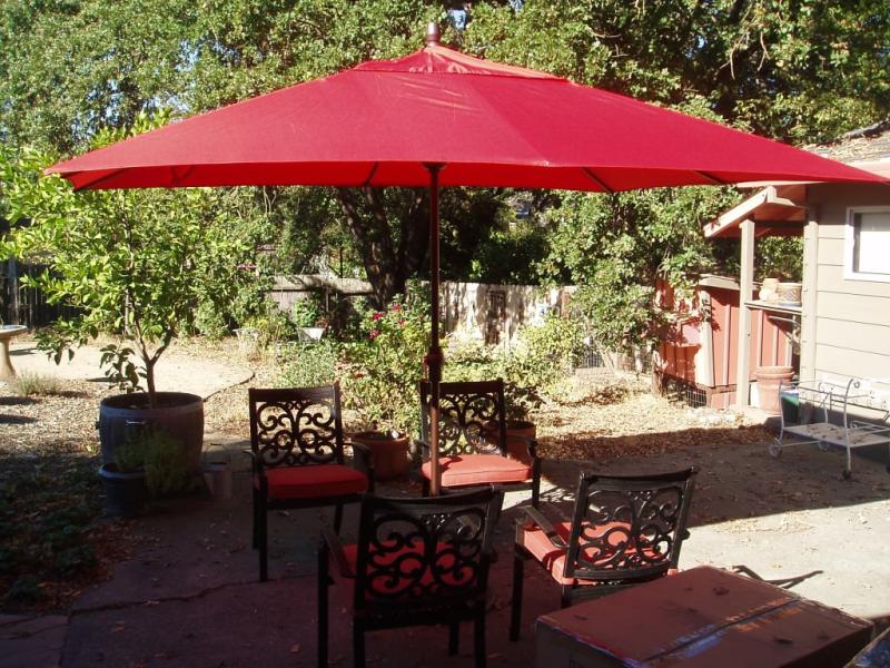 Coral Coast 8 X 11 Ft Aluminum Rectangle Patio Umbrella Walmart Com Walmart Com