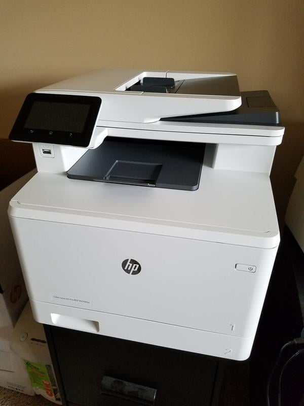 HP Color LaserJet Pro Multifunction M479fdw Wireless Laser Printer with  One-Year, Next-Business Day, Onsite Warranty (W1A80A), White