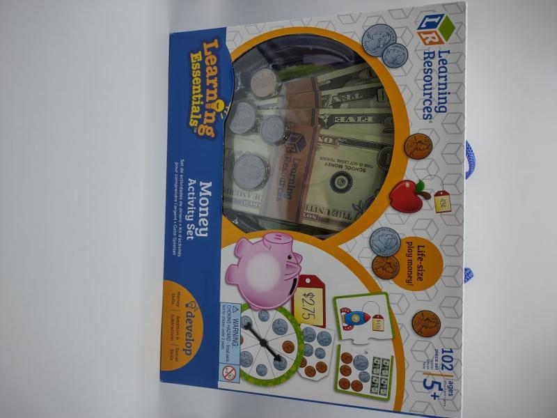 Learning Resources Money Activity Set, Counting, Play Money, Math