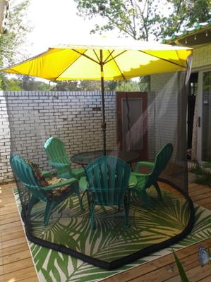 Best Choice Products 9ft Patio Umbrella Bug Screen W Zipper Door Polyester Netting Black Walmart Com Walmart Com