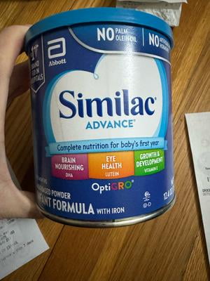 Similac Advance Powder Baby Formula With Iron, Has DHA
