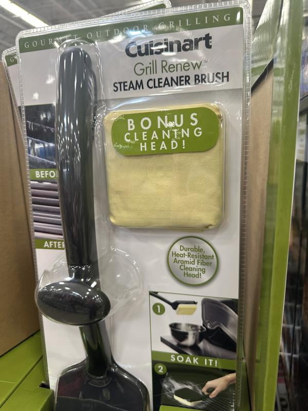 Cuisinart Grill Renew Replacement Brush Heads - 2-Pack For Steam Cleaner Models