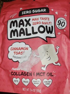 Know Brainer Max Mallow Cinnamon Toast - Keto, Zero Sugar, Low
