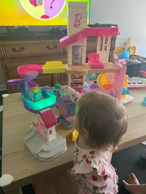 FISHER-PRICE - LITTLE PEOPLE - BARBIE MAISON DE PLAGE - BÉBÉ / Figurines