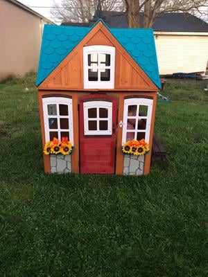 Kidkraft seaside cottage outdoor playhouse discount