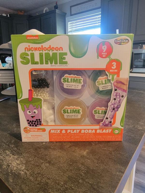 Slime Mix N Play Bobo Blasts Slime Kit. Complete With 4 Containers Of Slime Add Ins