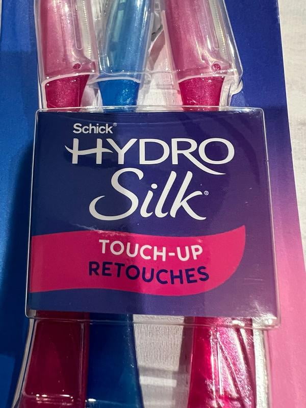 Schick Hydro Silk Touch-Up Facial Razor and Eyebrow Shaper, Peach