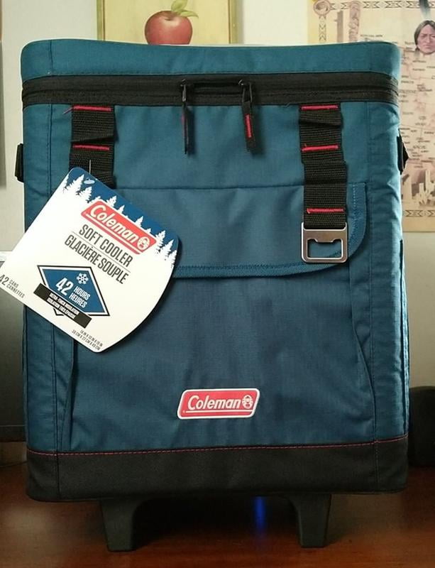 coleman 42 can wheeled soft cooler