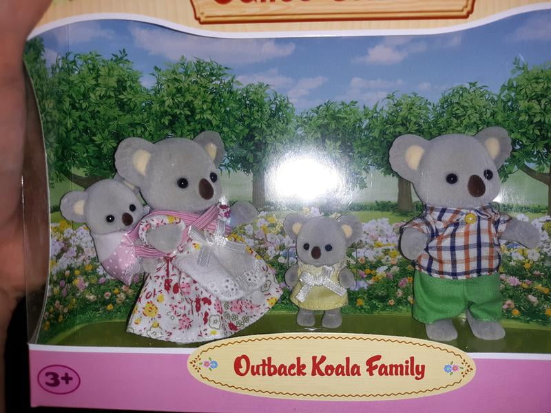 Calico Critters, Toys, Calico Critters Sylvanian Family Koala Bear Vtg  Toys Mom Baby Dad 4pcs