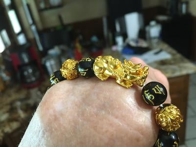 black obsidian bracelet feng shui bracelet amazon
