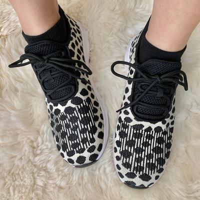 athletic works leopard sneakers