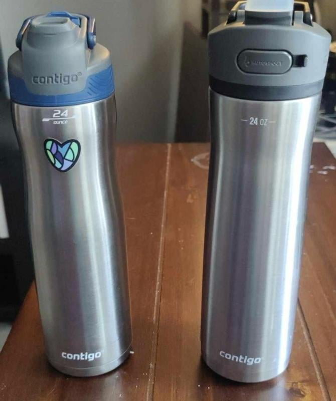 Contigo Stainless Steel Water Bottle - Leak-Proof AUTOSPOUT Lid -  Walmart.com