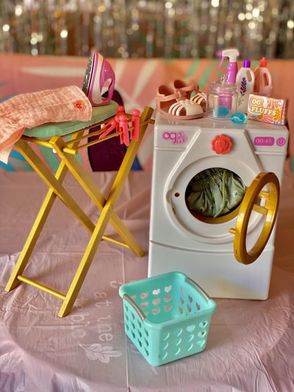 Our Generation Tumble Spin Laundry Accessory Set for 18 inch
