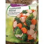 Great Value Organic Frozen California Blend 10 oz, Steamable Vegetables ...
