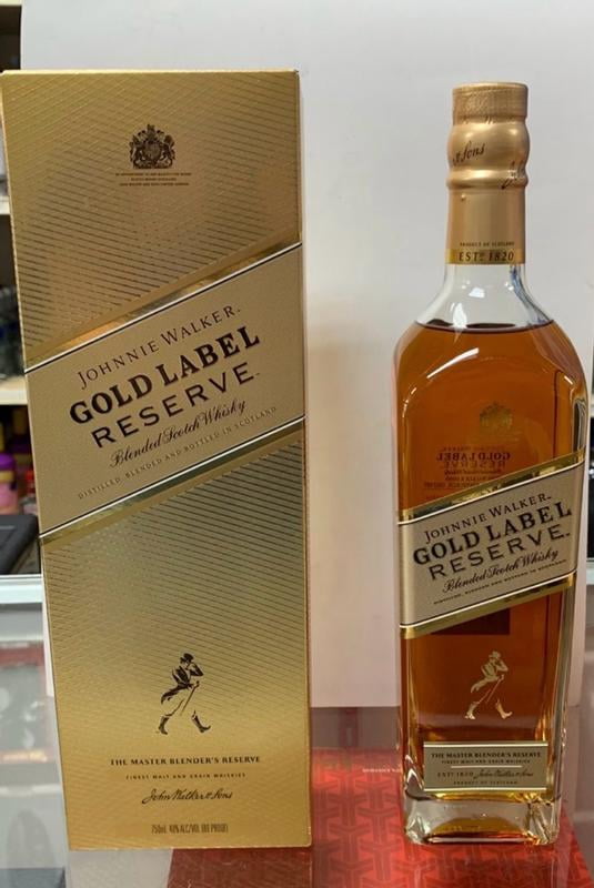 Johnnie Walker Gold Label Reserve Blended Scotch Whisky, 750 mL