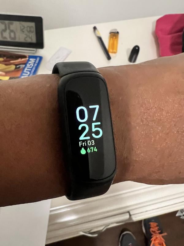 Fitbit Inspire 3 One Size Fitness Smartwatch, Midnight Zen & Black