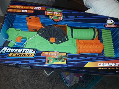 Adventure Force Commandfire Motorized Full Auto Dart Hopper Walmart