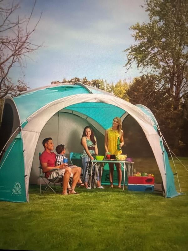 Coleman 15' x 15' Emerald & Green Dome Outdoor Canopy, Portable