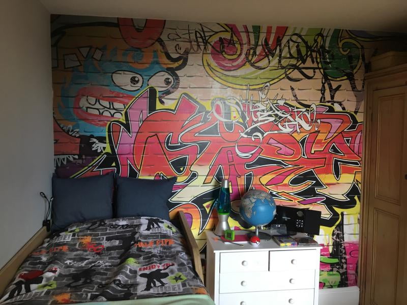 OhPopsi WALS0003 City Graffiti Wall Mural