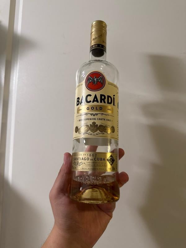 BACARDI Gold Rum, Gluten Free, 750 mL Bottle, ABV 40% - Walmart.com