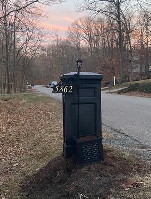 Step2 Atherton Reserve Classic Black Mailbox with Package Storage