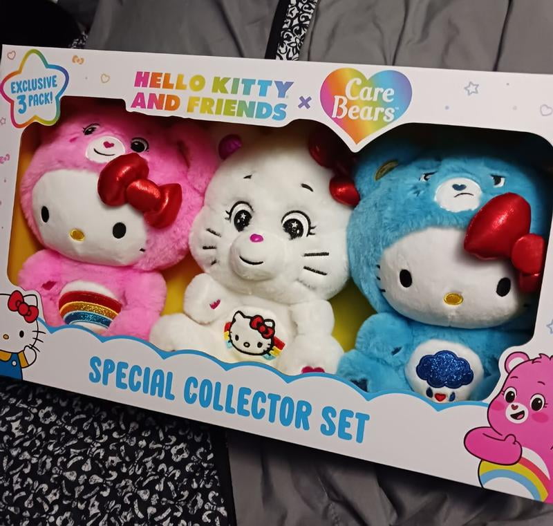 Hello Kitty Friends as Care Bears Stuffed Plush, pk