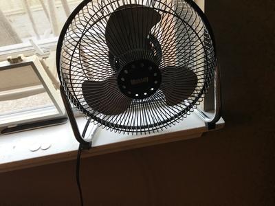 Mainstays 9 High Velocity 3 Speed Fan Model Mf 9 Black