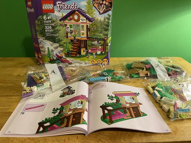 LEGO Friends Mia s Forest House 41679 Building Toy Nature Adventure Set 326 Pieces Walmart