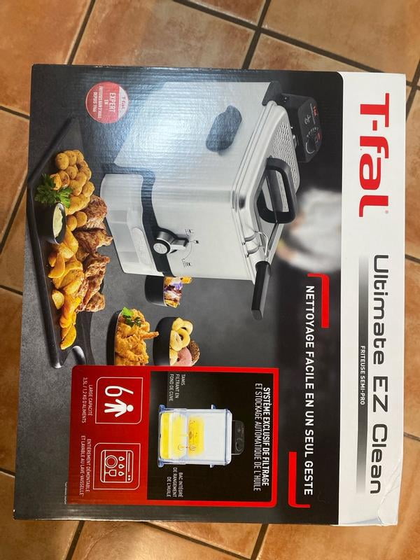 T-fal EZ Clean Large Cooker Deep Fryer with Basket, Oil Filtration