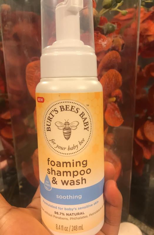 burt's bees baby foaming shampoo & wash
