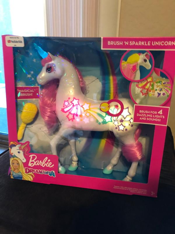 Barbie store sparkle unicorn