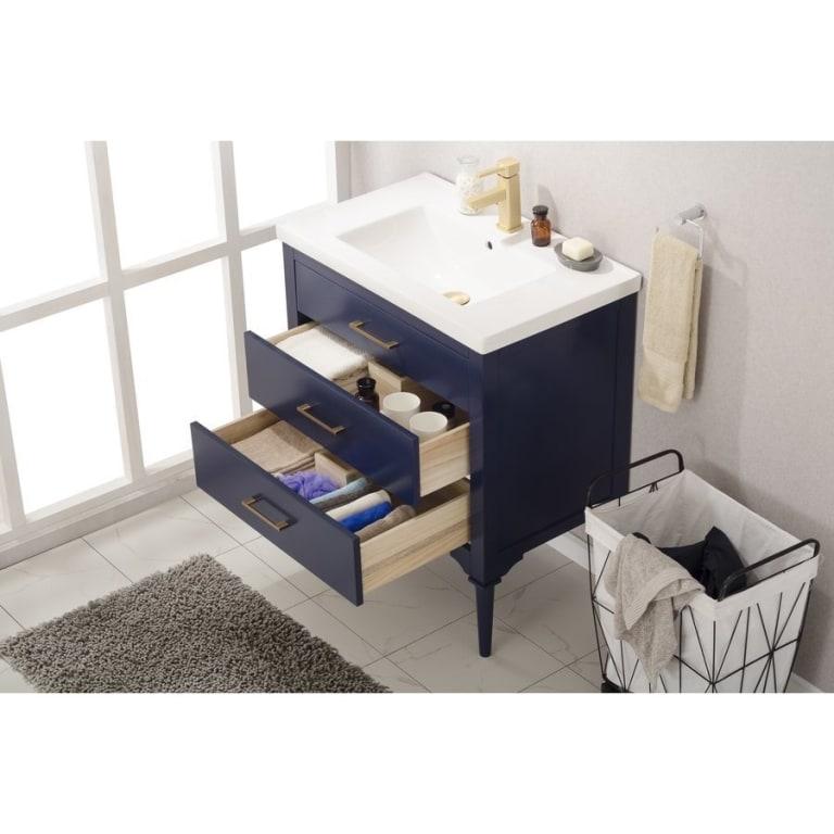 Design Element Mason 24 Single Sink Bathroom Vanity In Blue Com - Design Element Mason 24 Single Sink Vanity In Blue Design Element Mason 24 Single Sink Bathroom Vanity In Blue Com - Design Element Mason 24 Single Sink Vanity In Blue