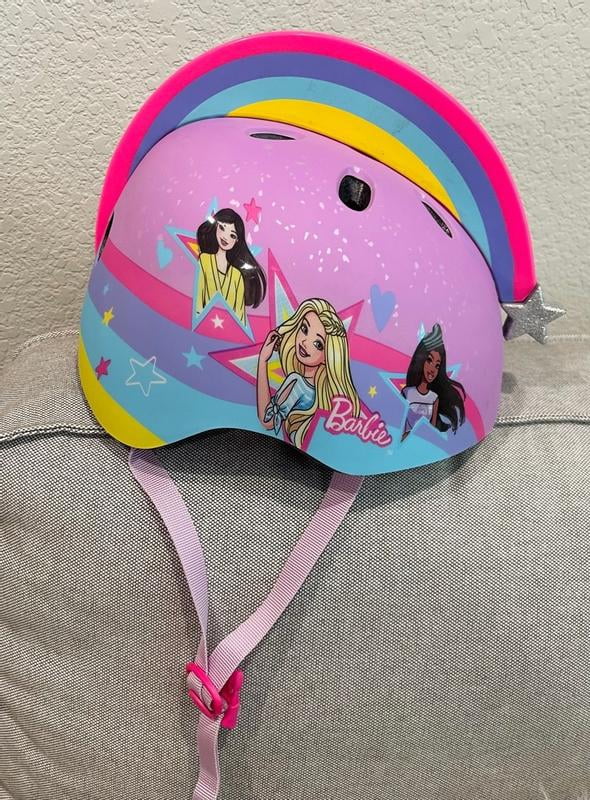 barbie toddler bike helmet Spartan Kids Bicycle Spartanbikes Barbie Chrome Helmet for Bikes,