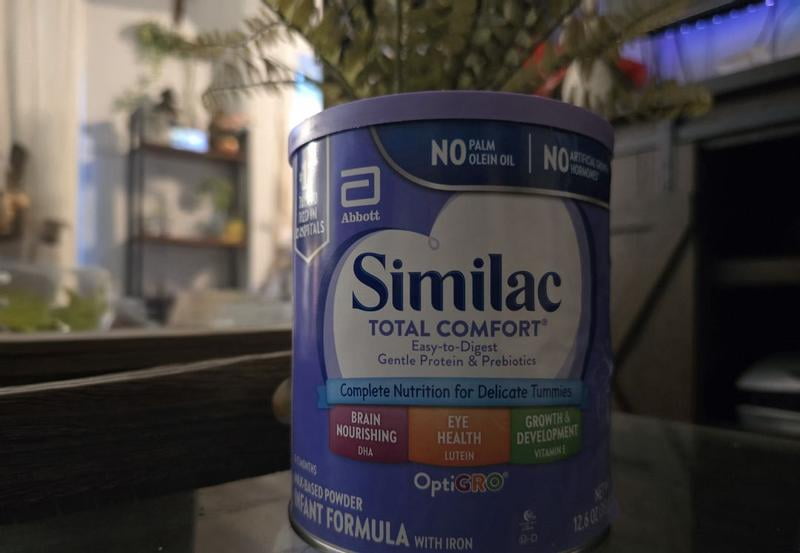 Similac Total Comfort Powder Baby Formula, 12.6-oz Can, Pack of 6