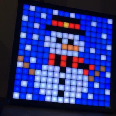 Merkury Innovations LED Matrix Pixel Night Light Display with New