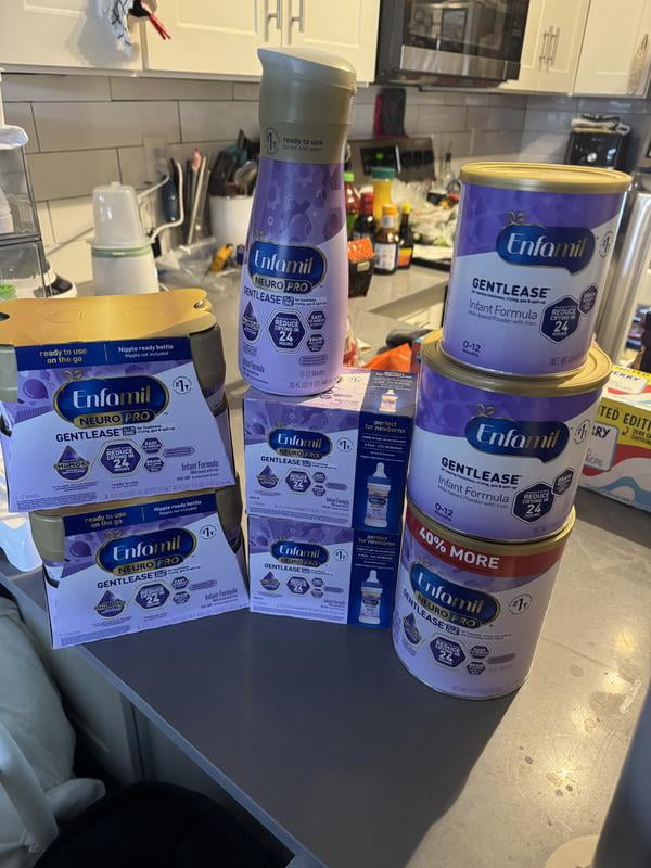 最終値下げ！アメリカ　Enfamil Gentlease 粉ミルク 5缶セット Enfamil Gentlease Milk-Based Powder with Iron Baby Formula