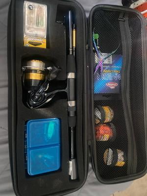 Daiwa Carbon Case Travel Spinning Rod and Reel Combo Kit
