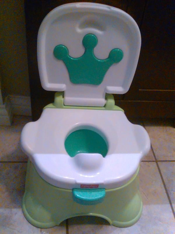 Details about   FISHER PRICE My First Dollhouse BATHROOM TOILET POTTY w/ LIFTING GOLD LID Rare!